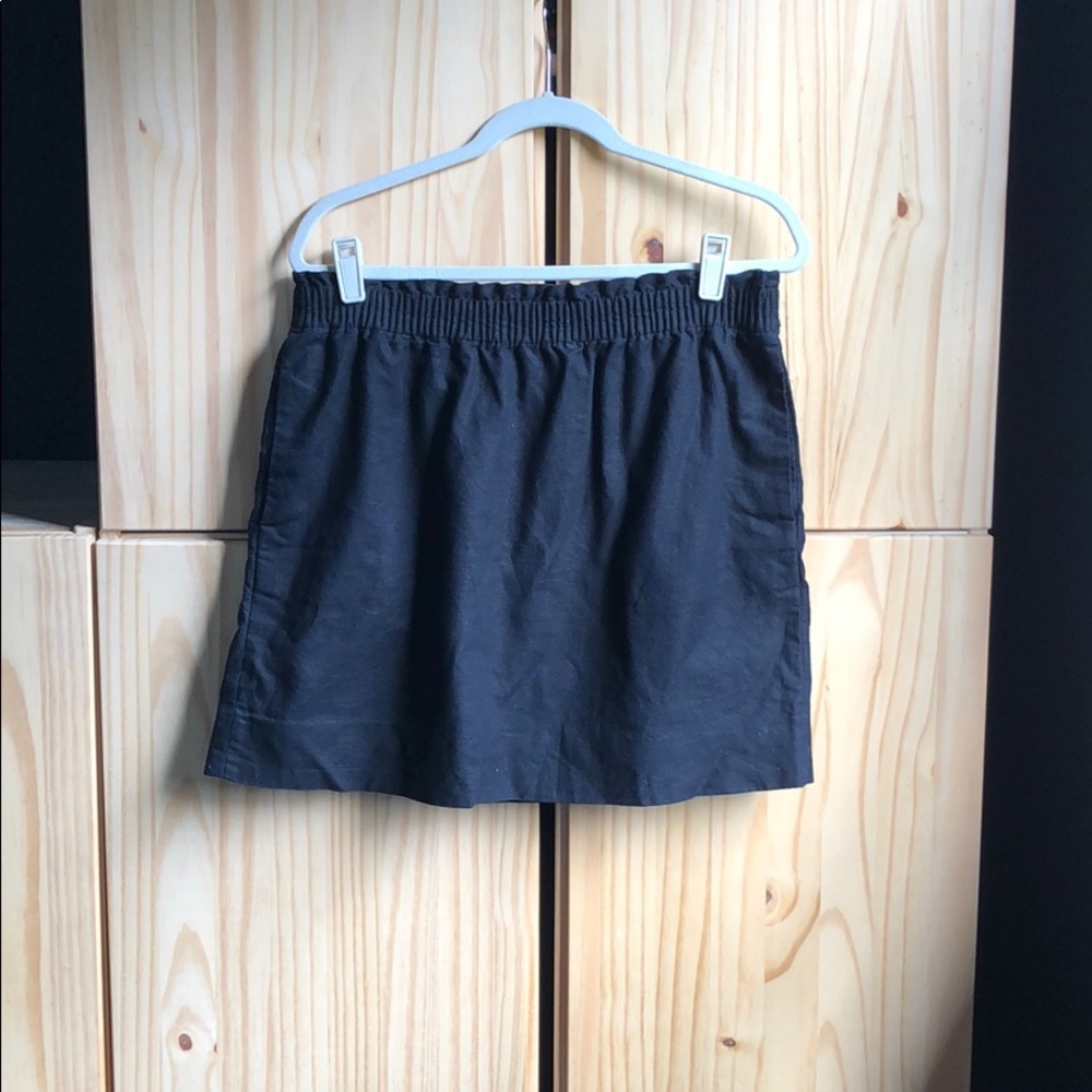 J.Crew Linen skirt with POCKETS